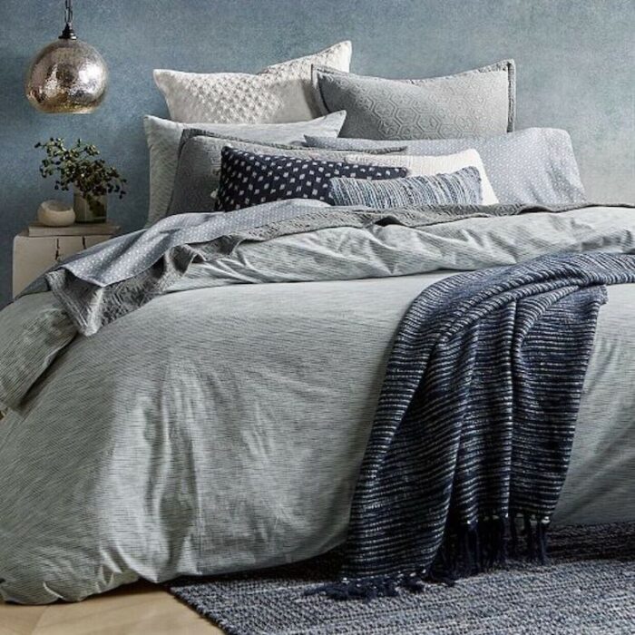 lucky brand home santa fe stripe duvet set
