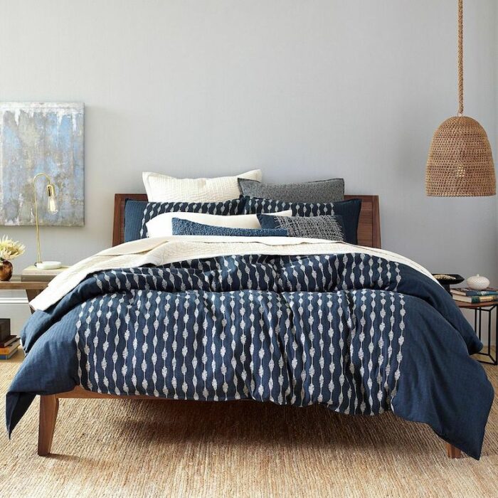 Oake Sutton Collection Duvet Cover Blue King