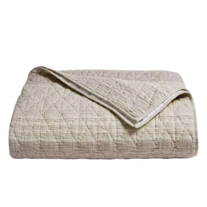 Hotel Collection Honeycomb Stripe Coverlet