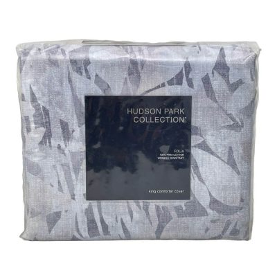 Hudson Park Collection Folia King Duvet Cover Lilac 3