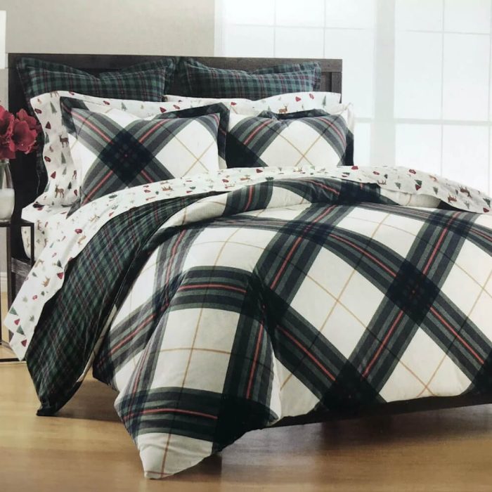 Martha Stewart Winter Lodge Plaid Duvet Cover