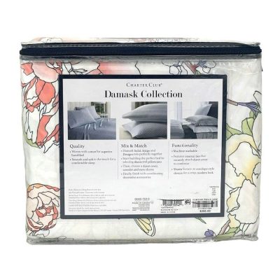 Charter Club Damask Designs Blossom King Duvet Cover Set 4