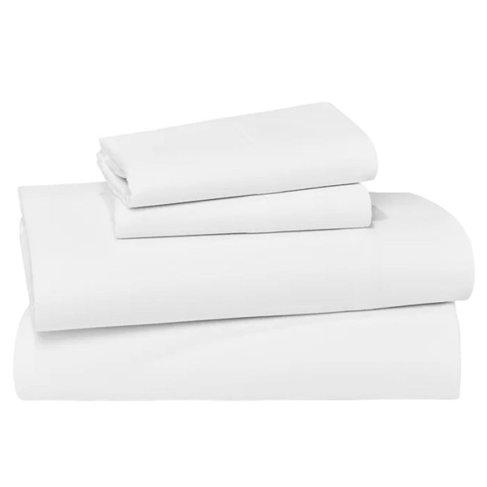 Sky Solid Basic Sheet Set White