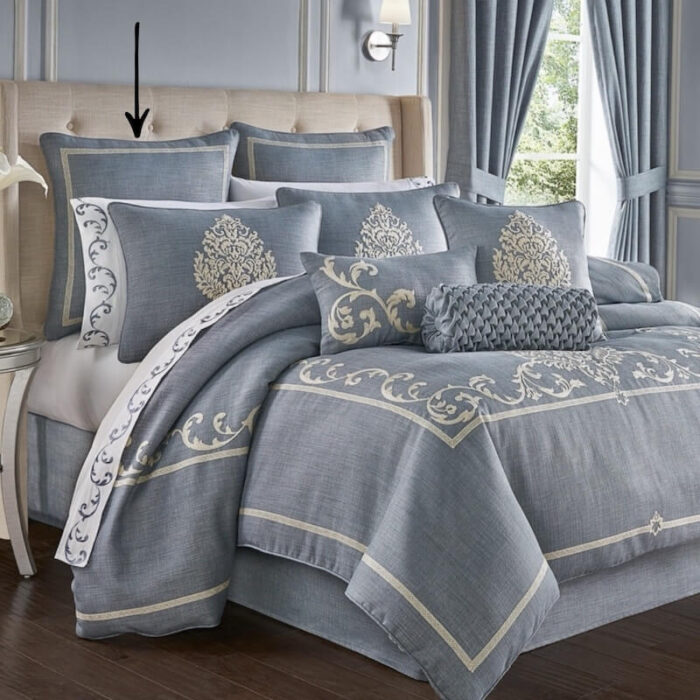 J Queen New York Aurora Euro Sham Blue 3
