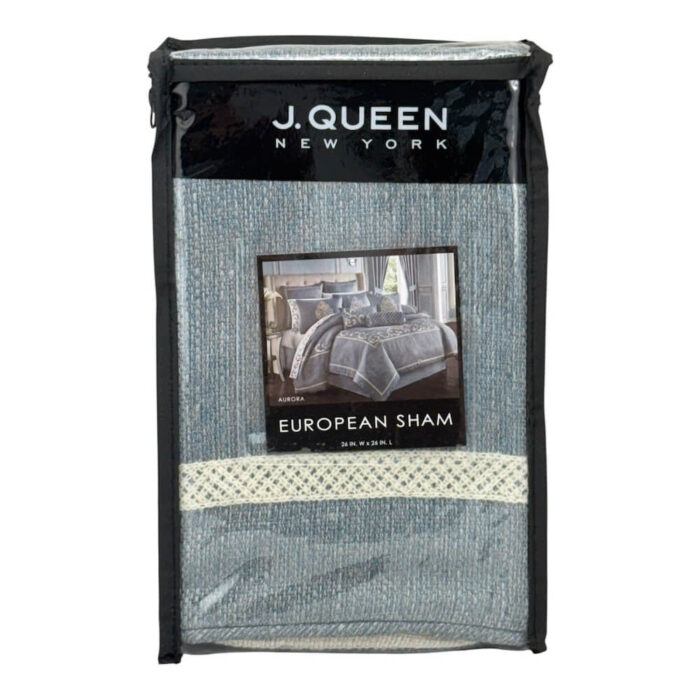 J Queen New York Aurora Euro Sham Blue 4