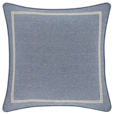 J Queen New York Aurora Euro Sham Blue