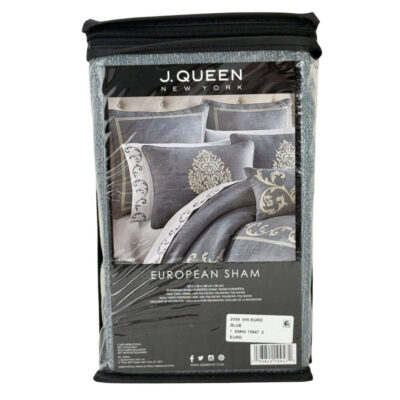 J Queen New York Aurora Euro Sham Blue 5