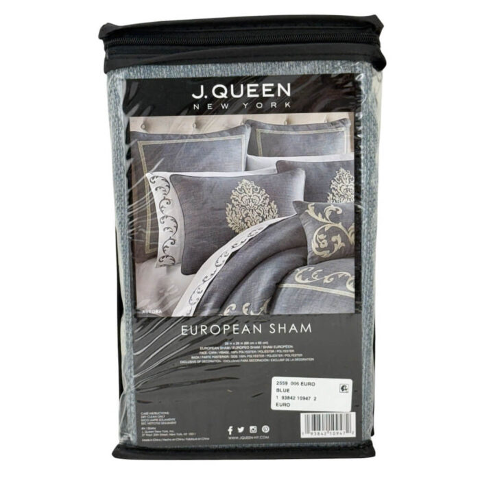 J Queen New York Aurora Euro Sham Blue 5