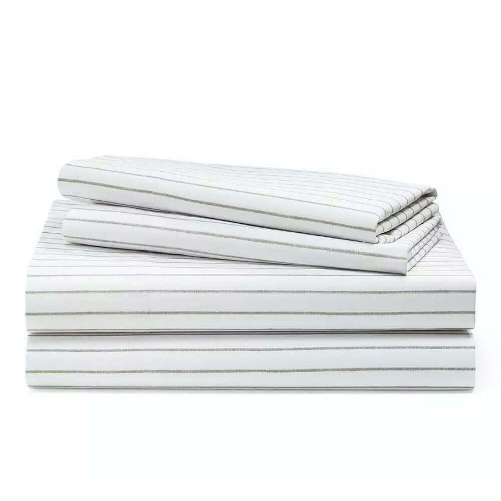 Ralph Lauren Spencer Stripe Sateen Sheet Set Gray Ralph Lauren Spencer Stripe Sateen Sheet Set Gray