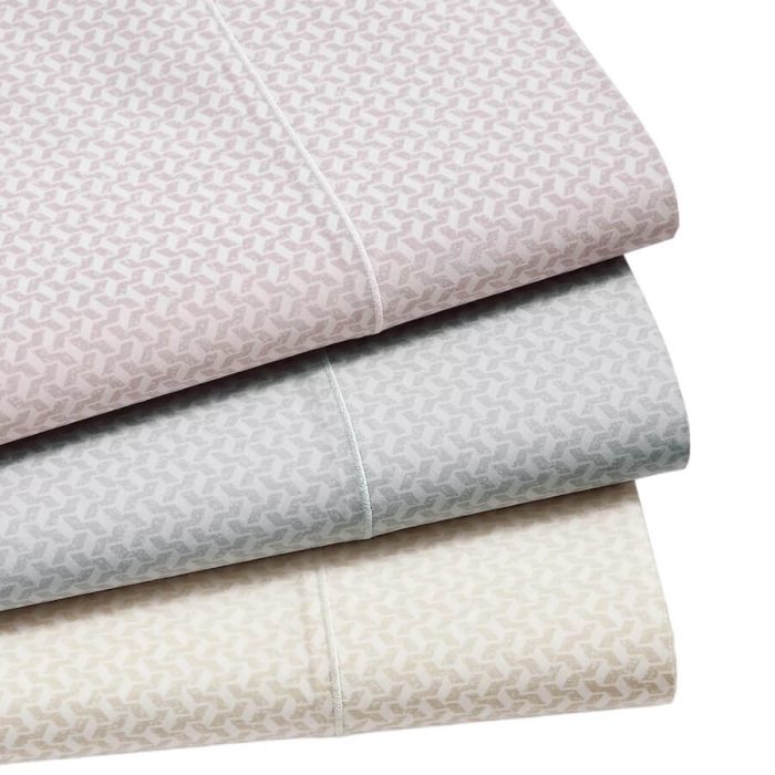 Hotel Collection Textured Prism King Sheet Set Rose