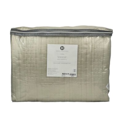 Hotel Collection Ginkgo Quilted King Coverlet Champagne 4