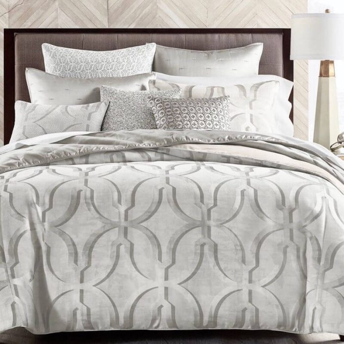 Hotel Collection Primativa Duvet Cover Silver 2