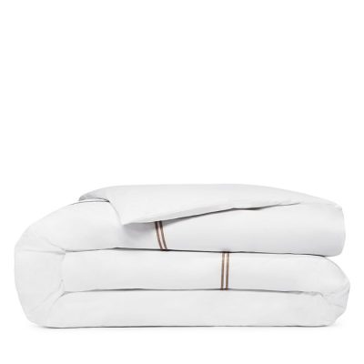 Hudson Park Italian Percale Duvet Cover Champage