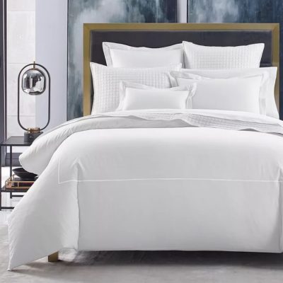 Hudson Park Italian Percale Duvet Cover White 2