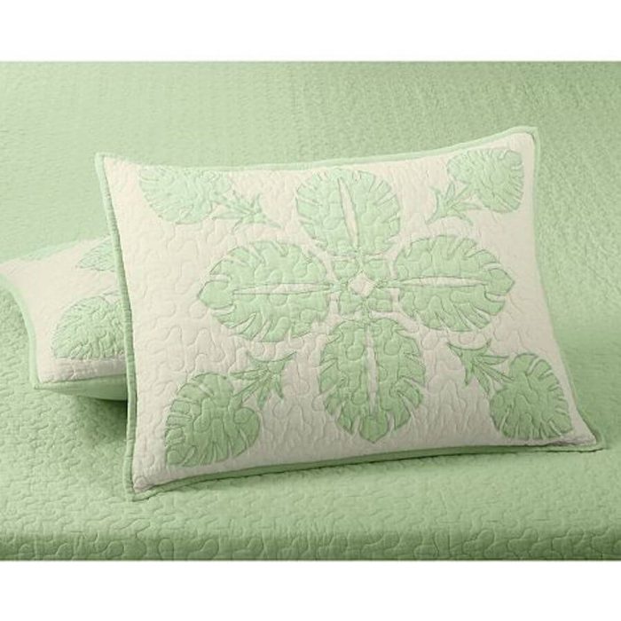 Martha Stewart Maui Medallion Sham Green