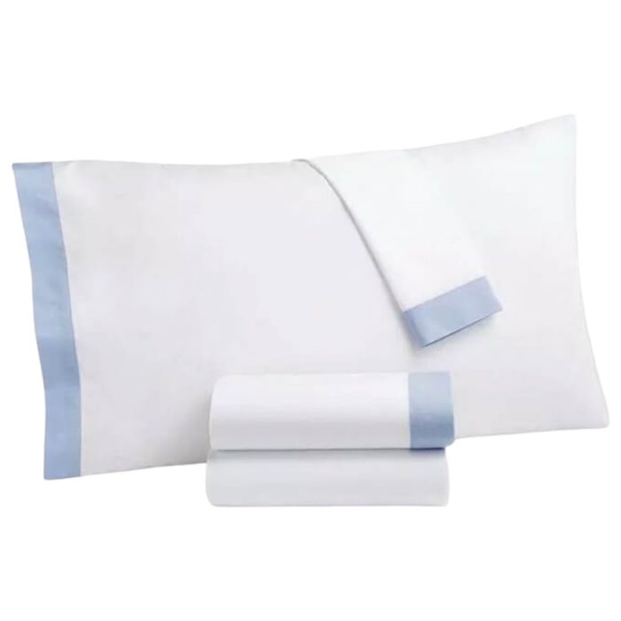 Calvin Klein Contrast Color Sheet Set Blue