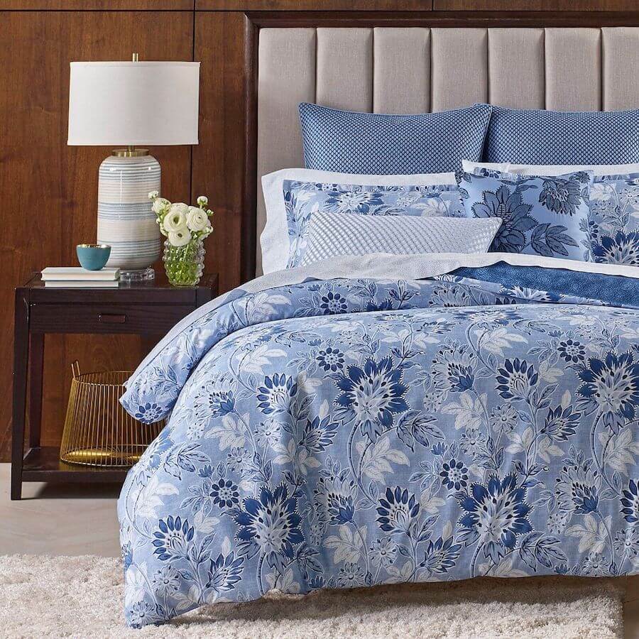 Sky Eliza Collection Full-Queen Duvet Set Blue 2 Sky Eliza Collection Full/Queen Duvet Set Blue 2