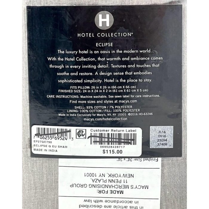 Hotel Collection Eclipse Quilted Sham 3