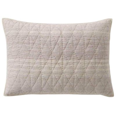 Hotel Collection Honeycomb Stripe Quilted KING Sham BEIGE