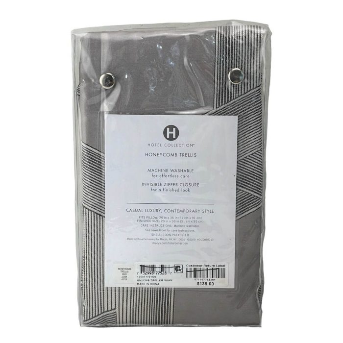 Hotel Collection Honeycomb Trellis King Sham 2