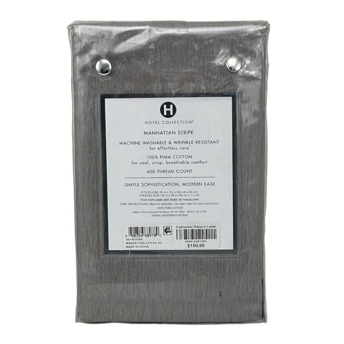 Hotel Collection Manhattan Stripe Euro Sham 4