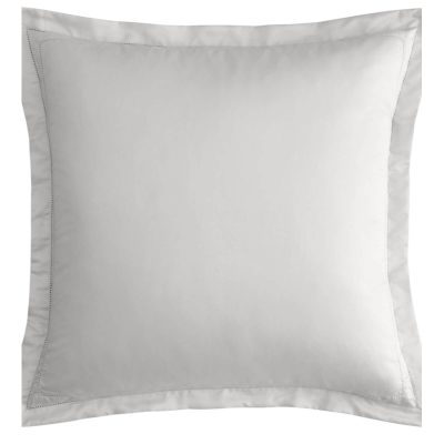 Hudson Park 680 Thread Count Euro Sham Silver