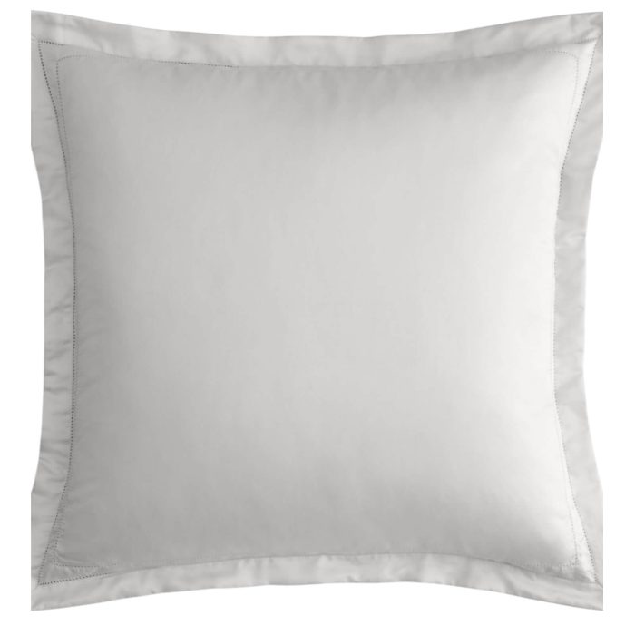 Hudson Park 680 Thread Count Euro Sham Silver
