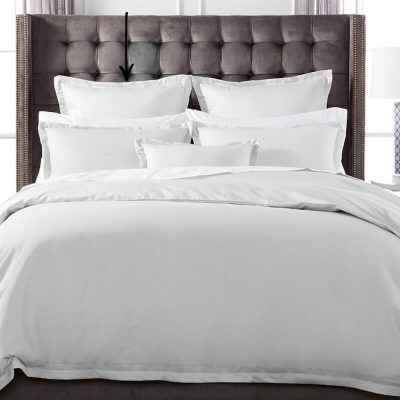Hudson Park 680 Thread Count Euro Sham Silver 3