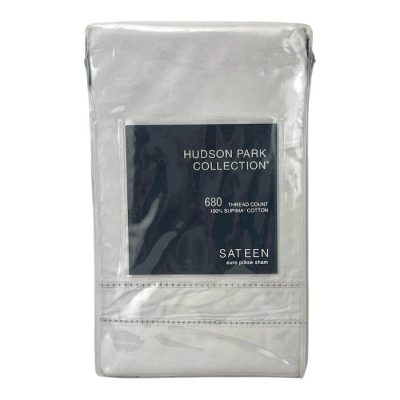 Hudson Park 680 Thread Count Euro Sham Silver