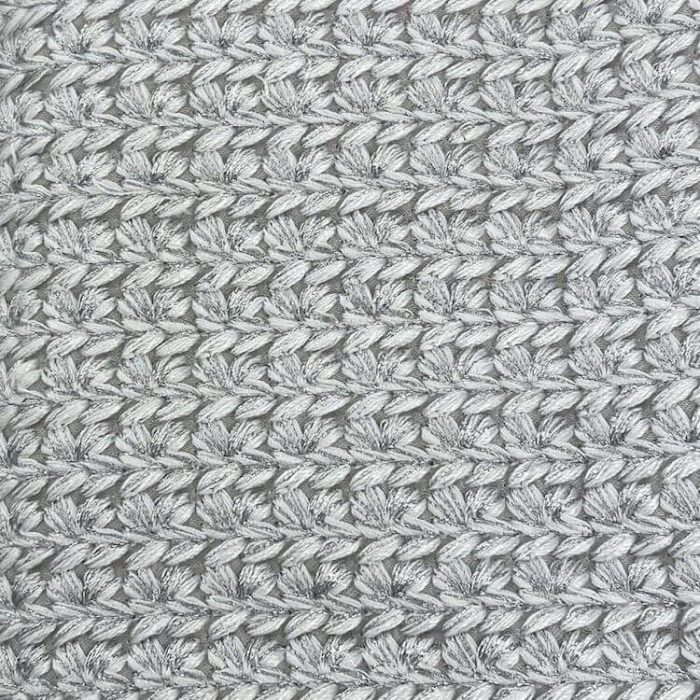 Hudson Park Aurora Kint Euro Sham Silver 4
