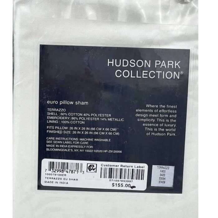 Hudson Park Terrazzo Euro Sham 3