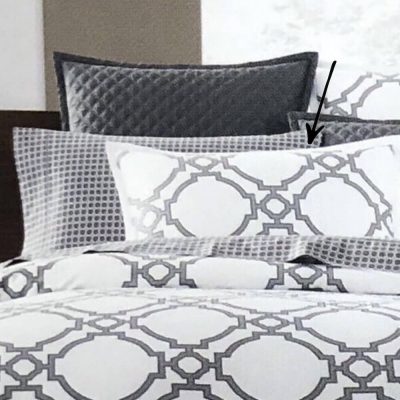 Hudson Park Trellis Printed Pique King Sham 2