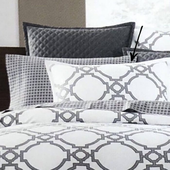 Hudson Park Trellis Printed Pique King Sham 2