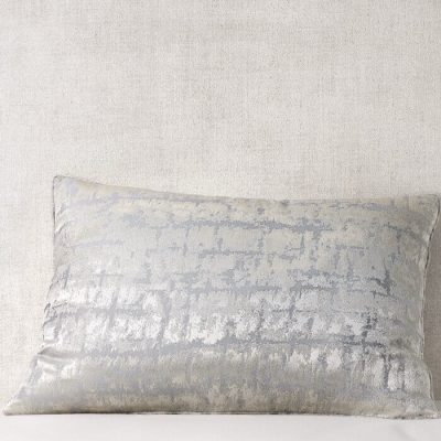 Hudson Park Woven Shibori Sham Light Slate 2