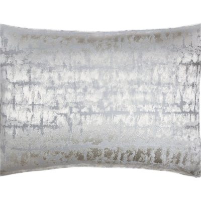 Hudson Park Woven Shibori Sham Light Slate