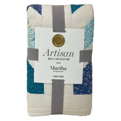 Martha Stewart Artisan Ditsy Diamond Euro Sham