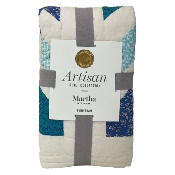 Martha Stewart Artisan Ditsy Diamond Euro Sham