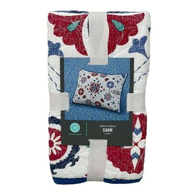 Martha Stewart Vintage Folklore Quilted STANDARD Sham Multi 3