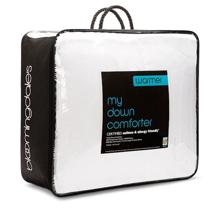 Bloomingdale's My Warmer White Duck Down Twin Comforter 2