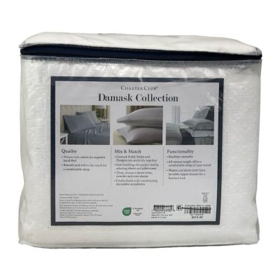 Charter Club Damask Designs Diamond Dot Full/Queen Duvet Set 4