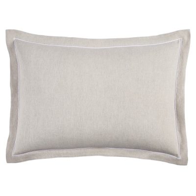 Hotel Collection Linen Blend King Sham Natural Beige
