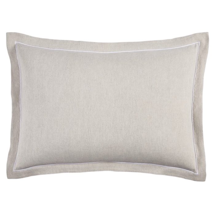 Hotel Collection Linen Blend King Sham Natural Beige