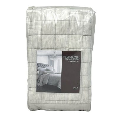 Hudson Park Natalya Quilted EURO Sham Light Tan 2