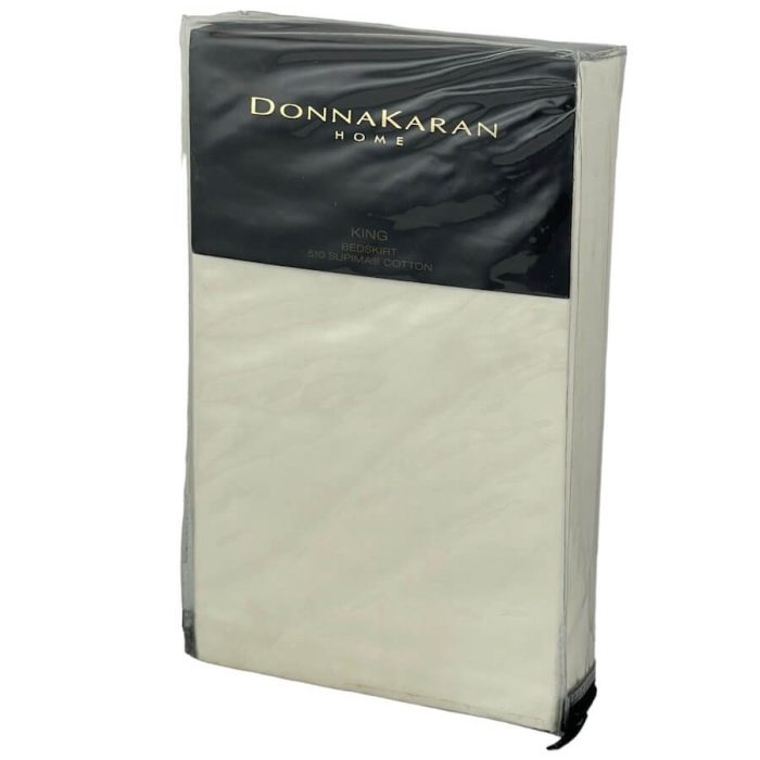 Donna Karan 510 Thread Count Bedskirt Ivory