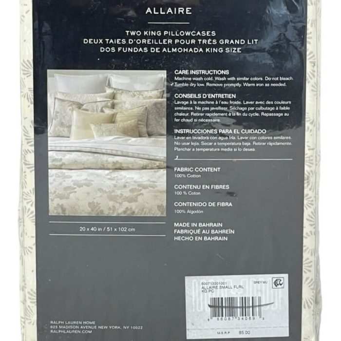 Ralph Lauren Allaire King Pillowcases 2