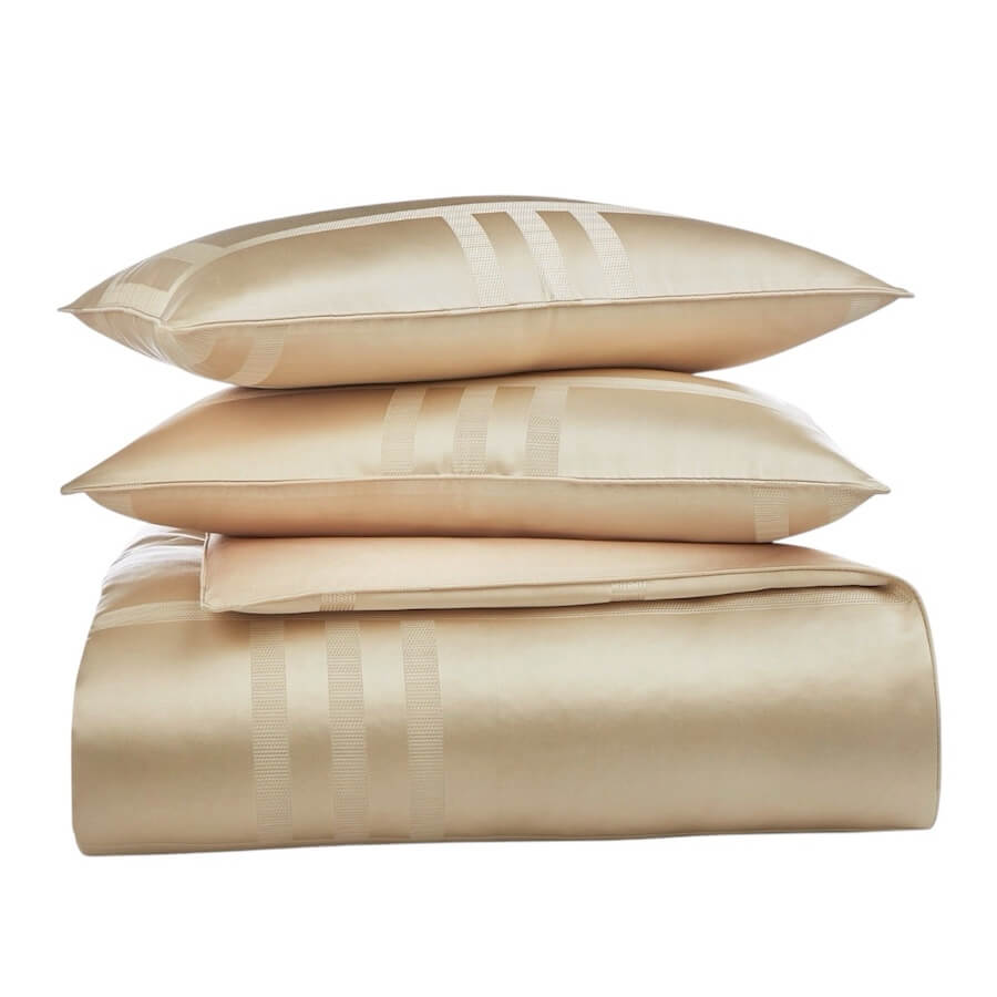 Hotel Collection Structure Duvet Cover Set Gold 3
