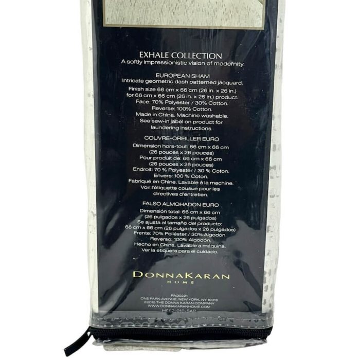 Donna Karan Exhale Euro Sham Ivory 5