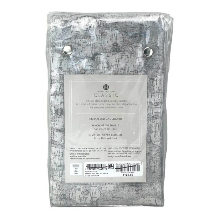 Hotel Collection Classic Embossed Jacquard Standard Sham 2