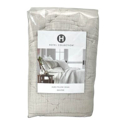 Hotel Collection Diamond Dobby Quilted Euro Sham