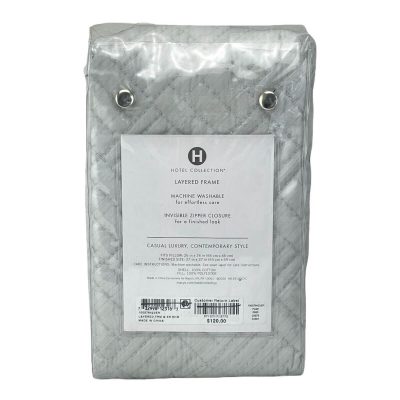 Hotel Collection Layered Frame Quilted Euro Sham 4